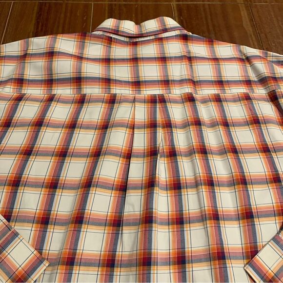 Wrangler George Straight Men’s Plaid One Pocket Button Down Western Shirt Large - Picture 4 of 8